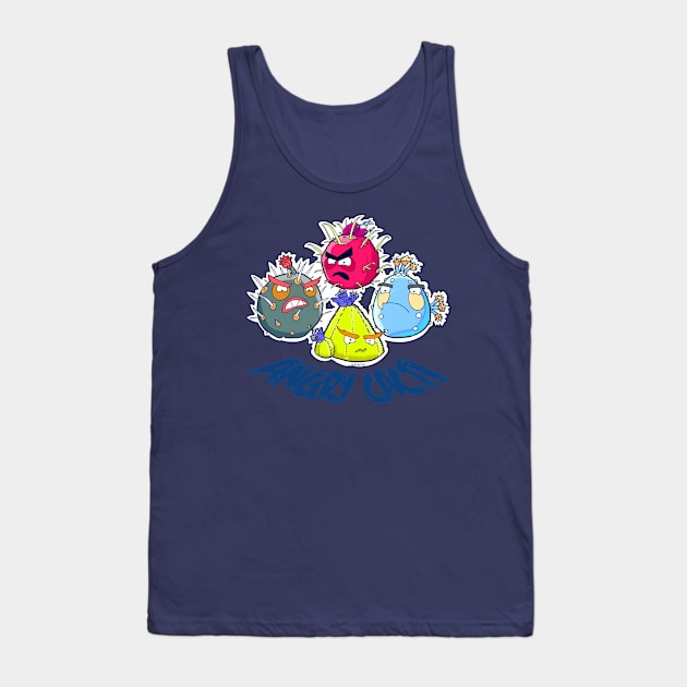 Angry Cacti Tank Top by AgaCactus